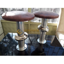 Krom Abdesthane Tabureleri (deri kaplamalı)
